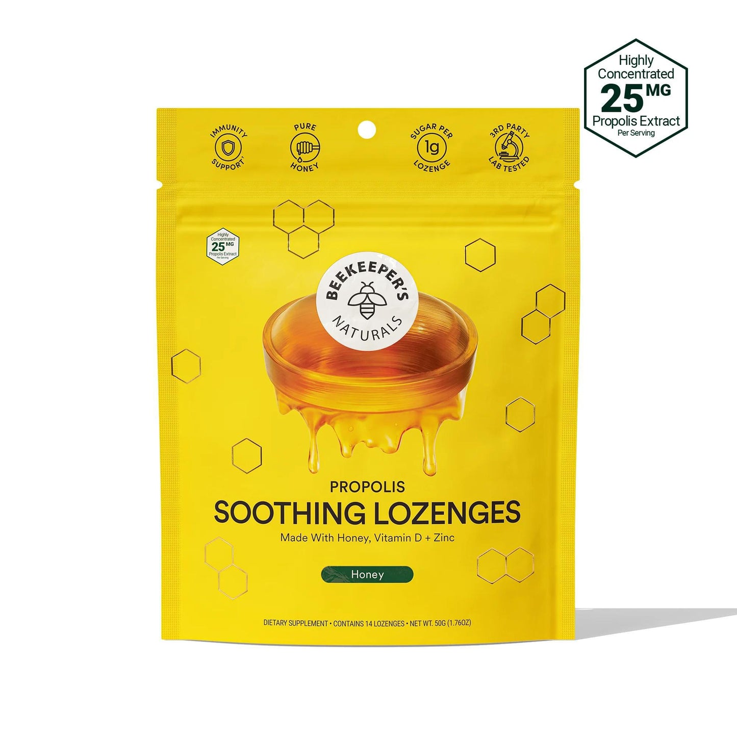 Propolis Soothing Lozenges - Honey